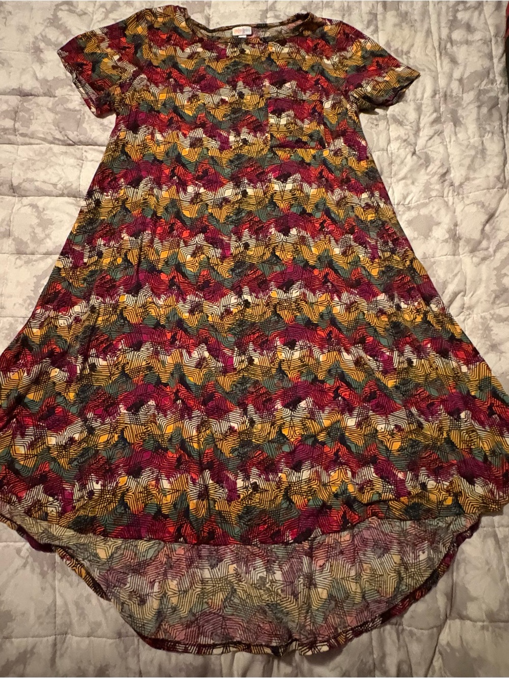 LuLaRoe women’s size large multi color star dress